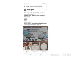 Antene satelit cu posturi romanești.