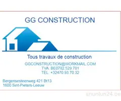 Entreprise belge réalise tous travaux !