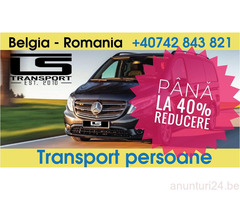 Belgia - România Transport persoane zilnic plecări