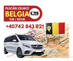 Transport persoane Belgia - România Plecări zilnice